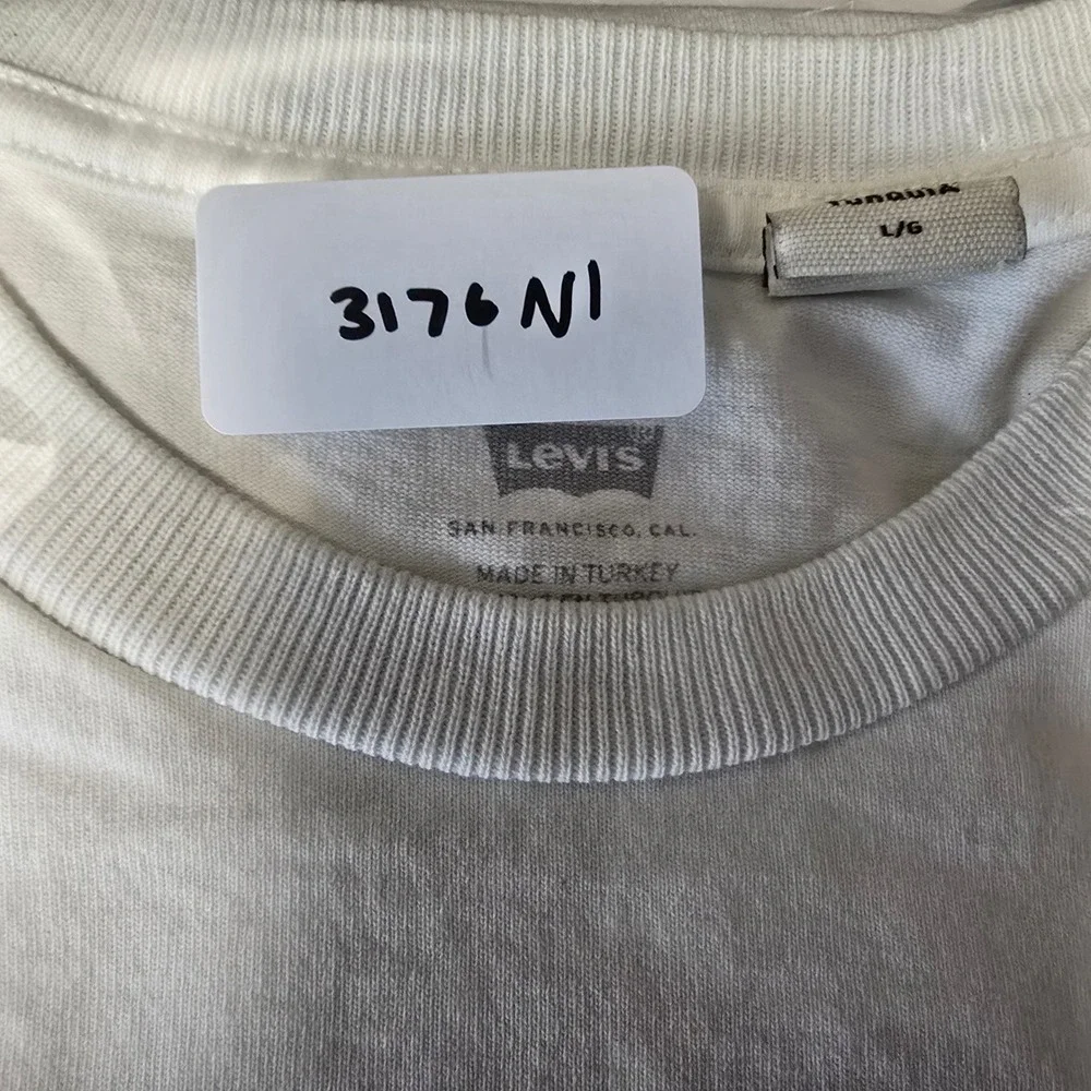 Levi's x Paperboy Paris x Beams T-Shirt‎ White Mens Large Heavy cotton Tee